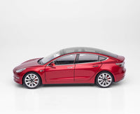 Tesla Diecast 1:18 Scale Model 3 - Multi Coat Red