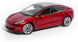 Tesla Diecast 1:18 Scale Model 3 - Multi Coat Red