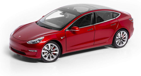 Tesla Diecast 1:18 Scale Model 3 - Multi Coat Red