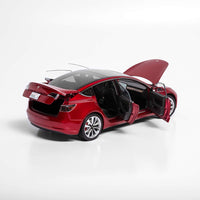 Tesla Diecast 1:18 Scale Model 3 - Multi Coat Red
