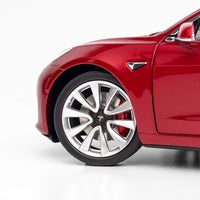 Tesla Diecast 1:18 Scale Model 3 - Multi Coat Red